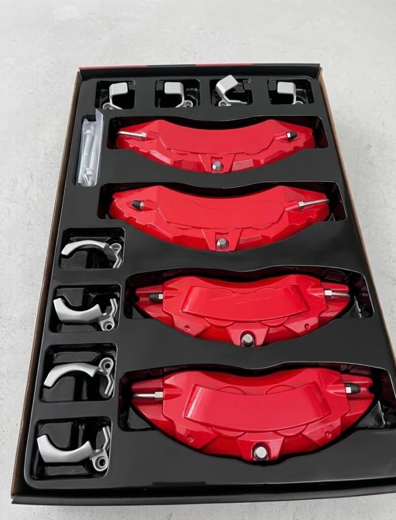 Decorative brake caliper covers product kit